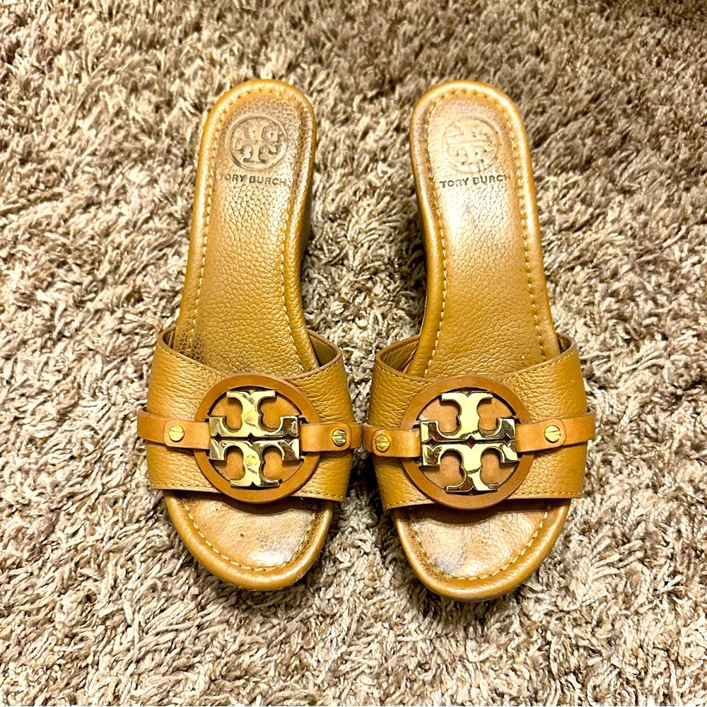 Tory Burch wedge slides